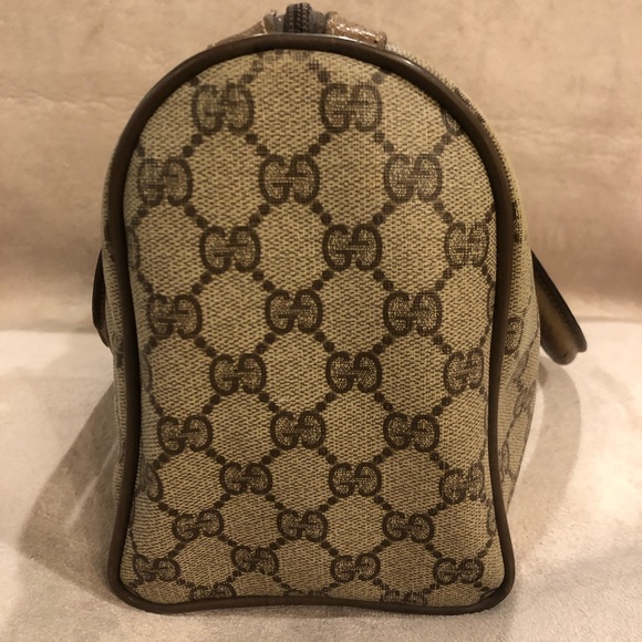 SOLD!!! auth Vintage Gucci GG Web Boston - Picture 3 of 8